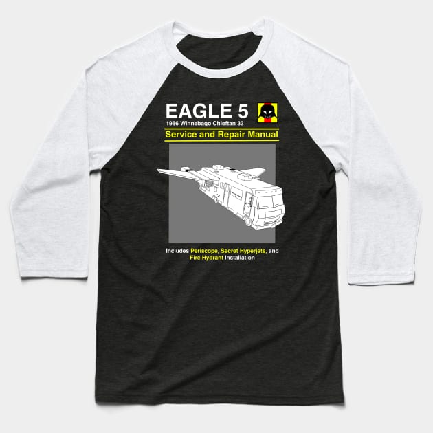 Eagle 5 Repair Manual Baseball T-Shirt by joefixit2